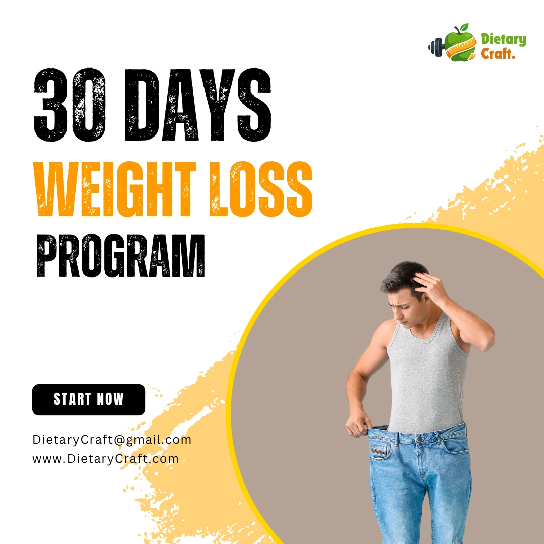 30 days weight loss meal program