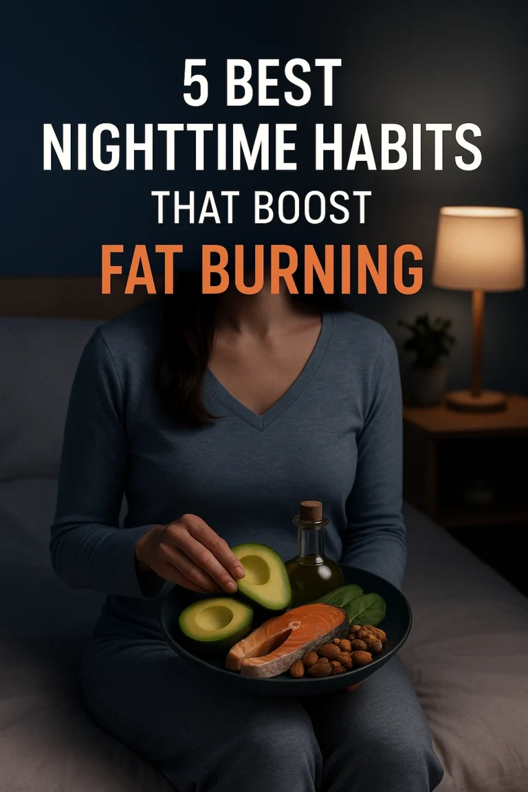 5 Best Night time Habits That Boost Fat Burning