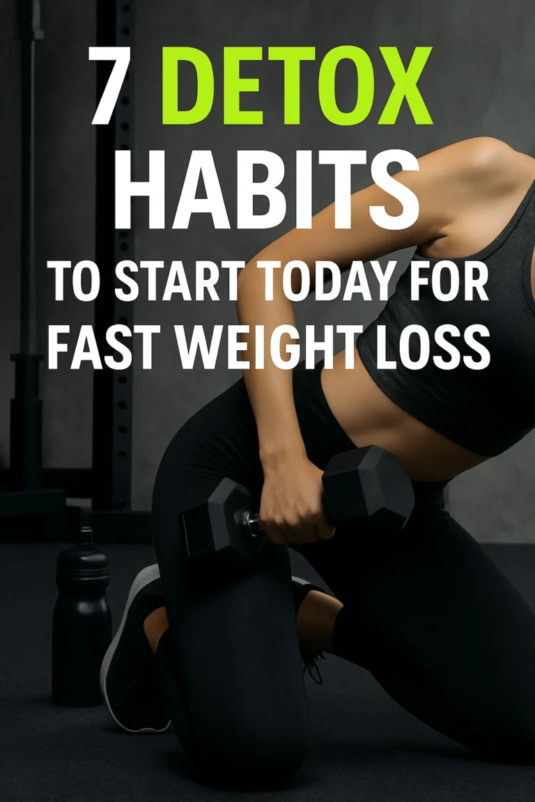 7 Detox Habits to Start Today for Fast Weight Loss