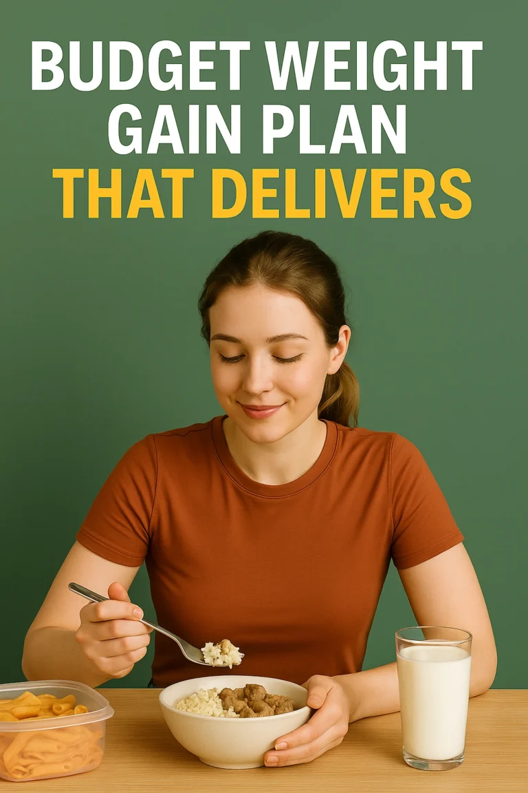 Budget Weight Gain Plan That Delivers
