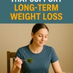 Building Habits That Support Long-Term Weight Loss