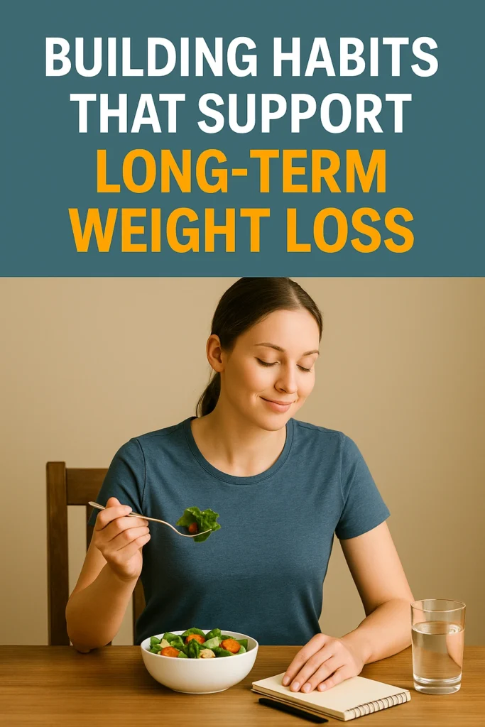 Building Habits That Support Long-Term Weight Loss