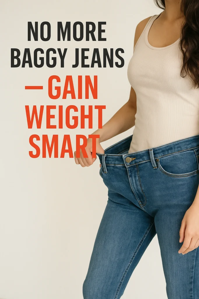 No More Baggy Jeans — Gain Weight Smart
