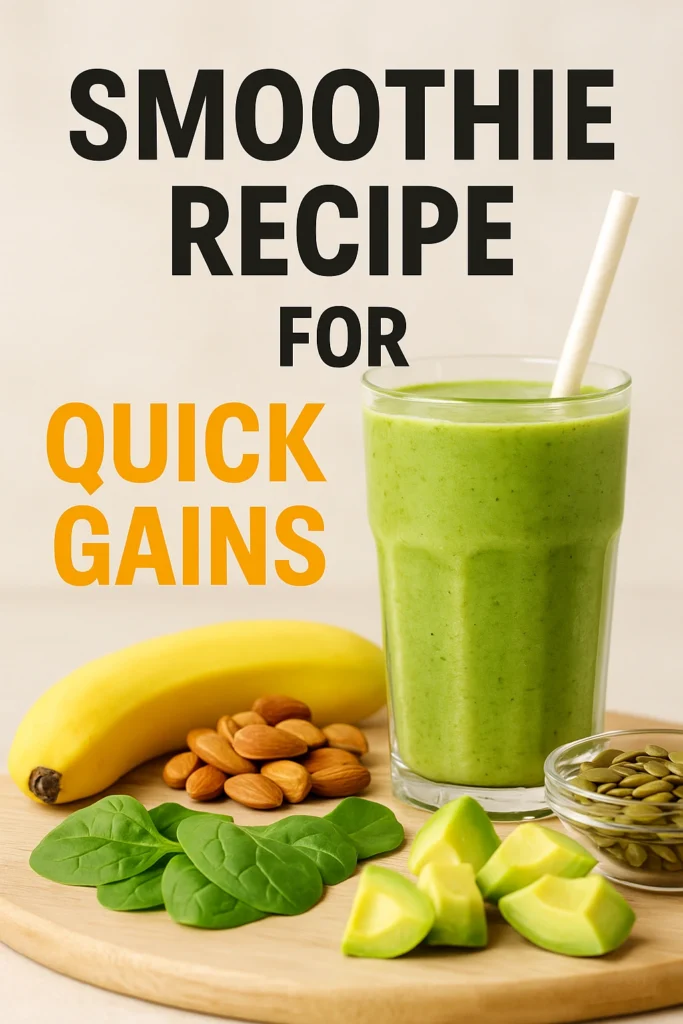 Smoothie Recipe for Quick Gains