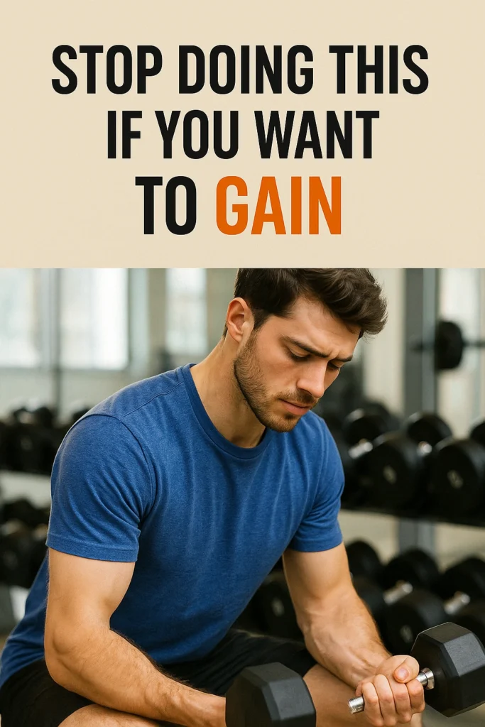 Stop Doing This If You Want to Gain