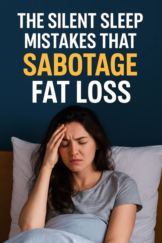 The Silent Sleep Mistakes That Sabotage Fat Loss