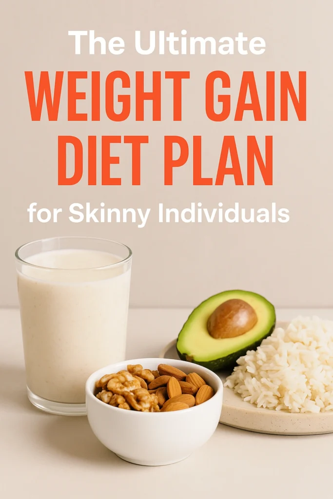 The Ultimate Weight Gain Diet Plan for Skinny Individuals