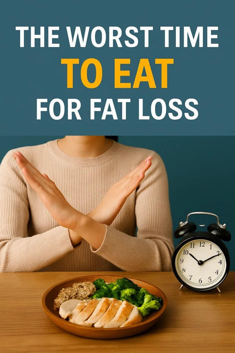 The Worst Time to Eat for Fat Loss