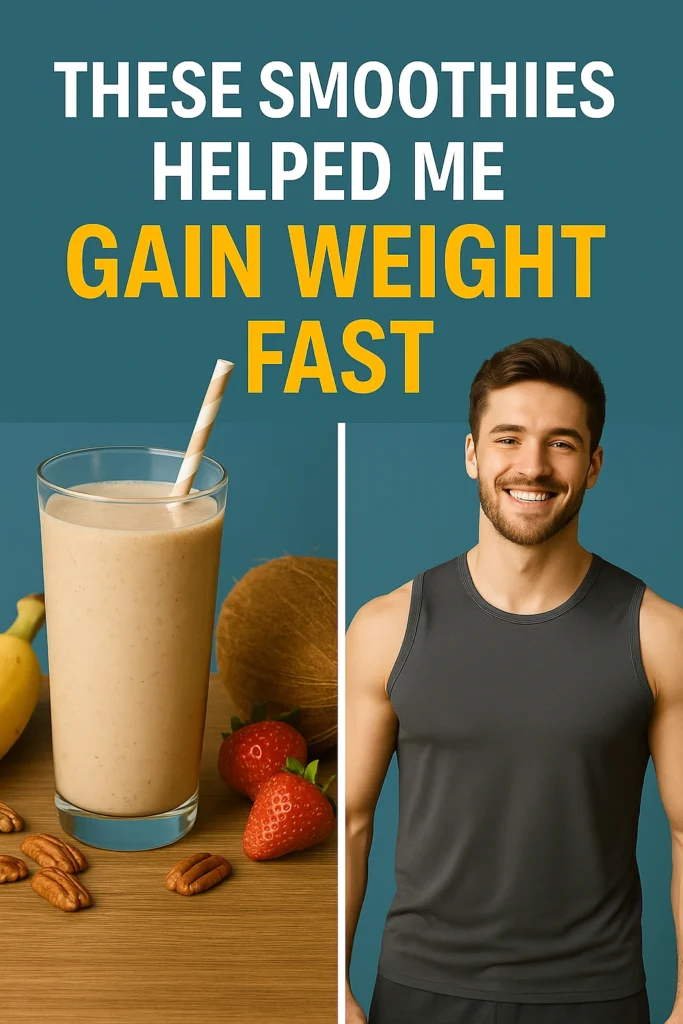 These Smoothies Helped Me Gain Weight Fast