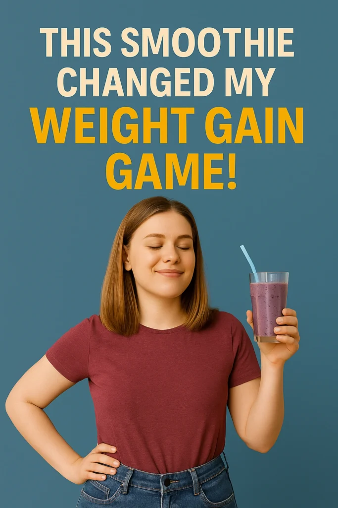 This Smoothie Changed My Weight Gain Game!
