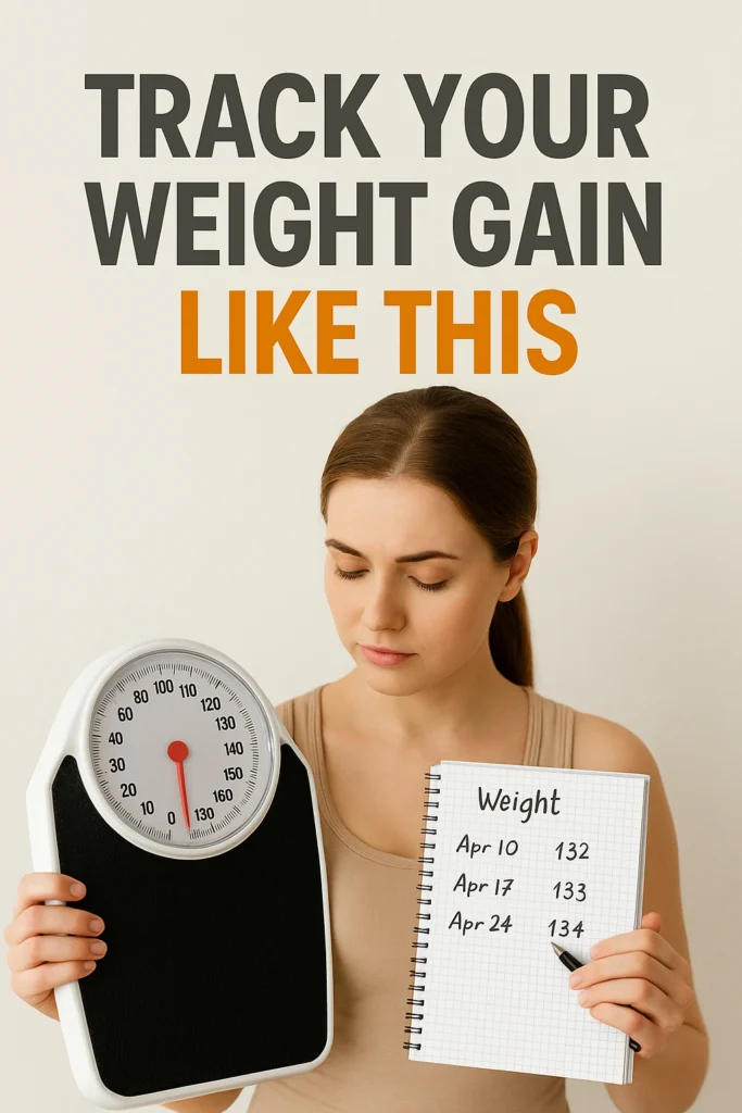 Track Your Weight Gain Like This