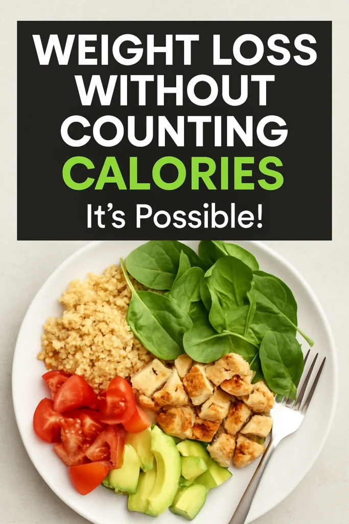 Weight Loss Without Counting Calories It’s Possible!