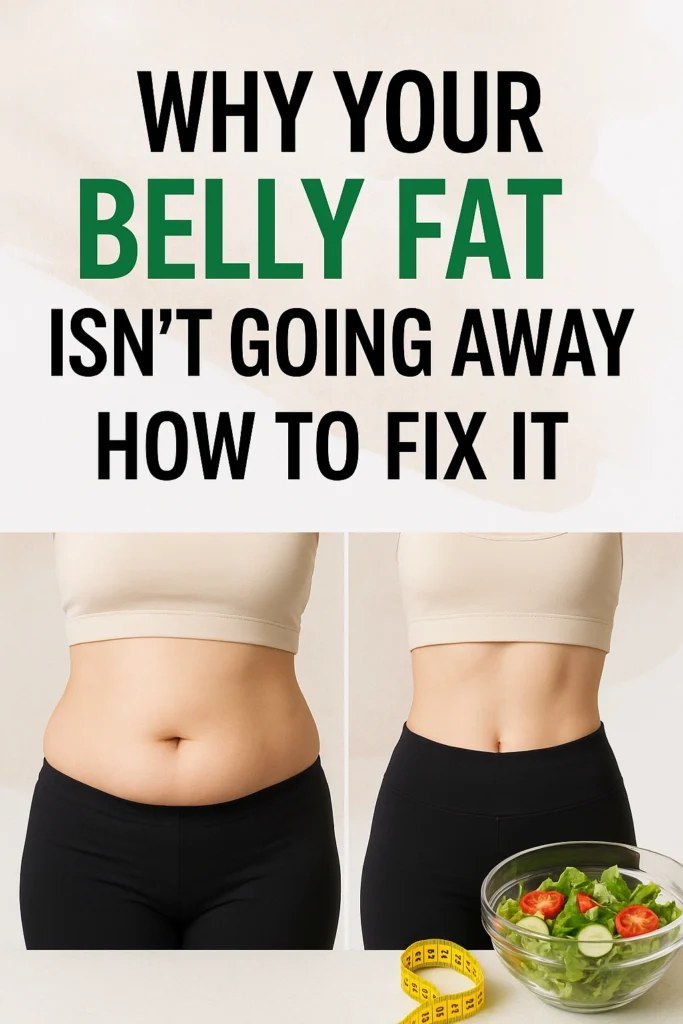 Why Your Belly Fat Isn’t Going Away How to Fix It