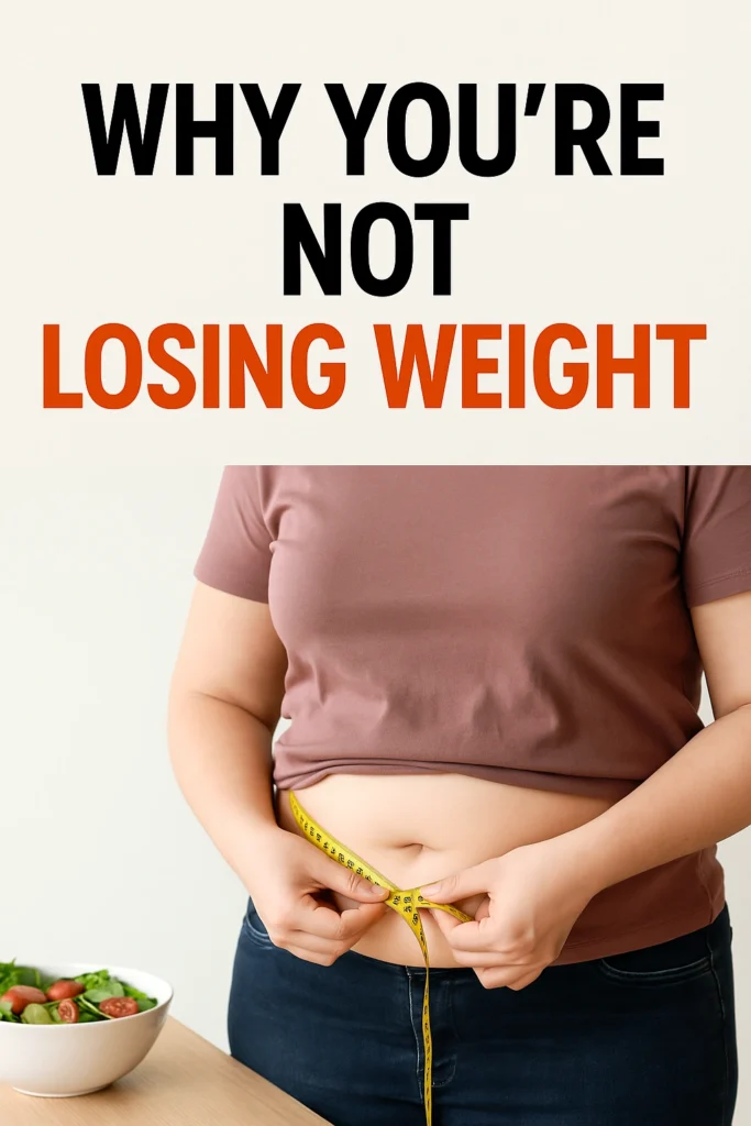 Why You're Not Losing Weight