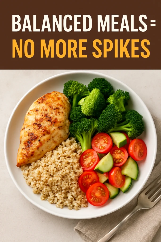 Balanced Meals = No More Spikes