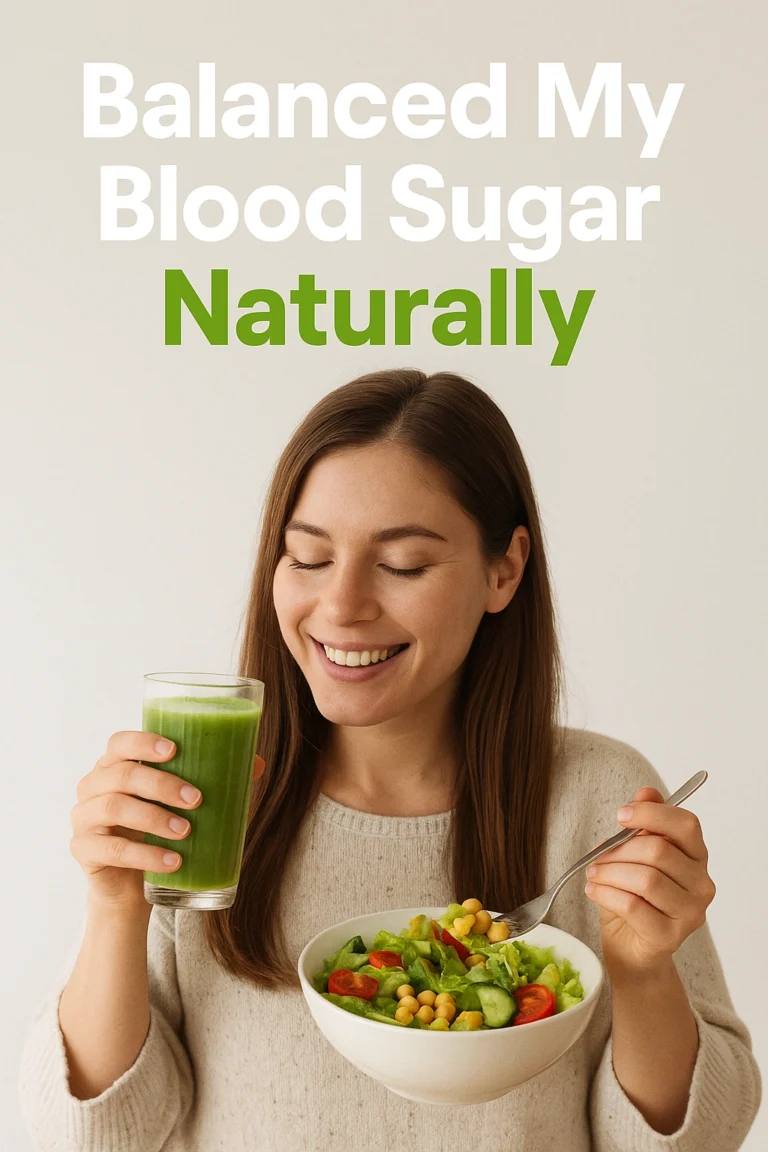 Balanced My Blood Sugar Naturally
