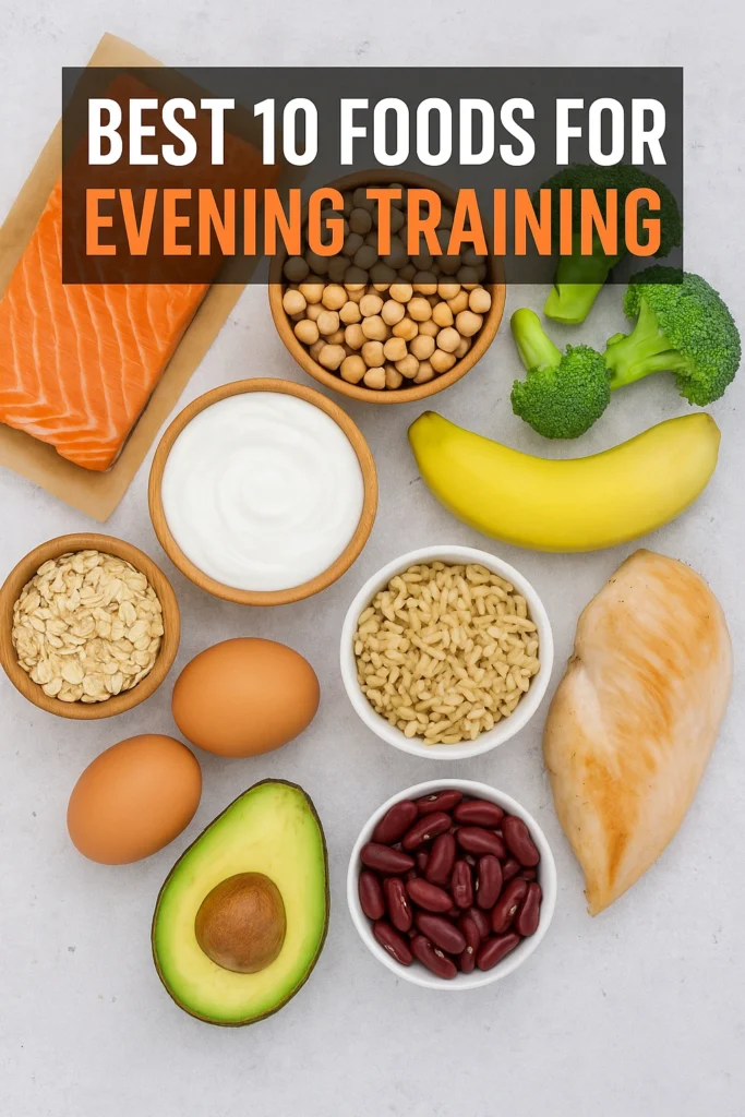 Best 10 Foods for Evening Training