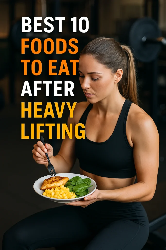 Best 10 Foods to Eat After Heavy Lifting