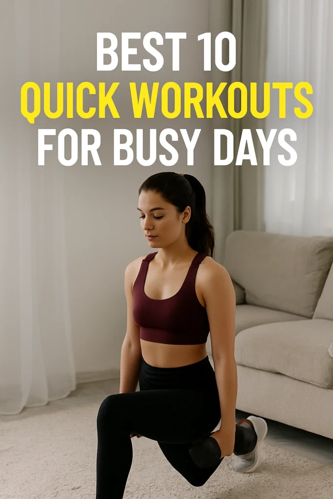 Best 10 Quick Workouts for Busy Days