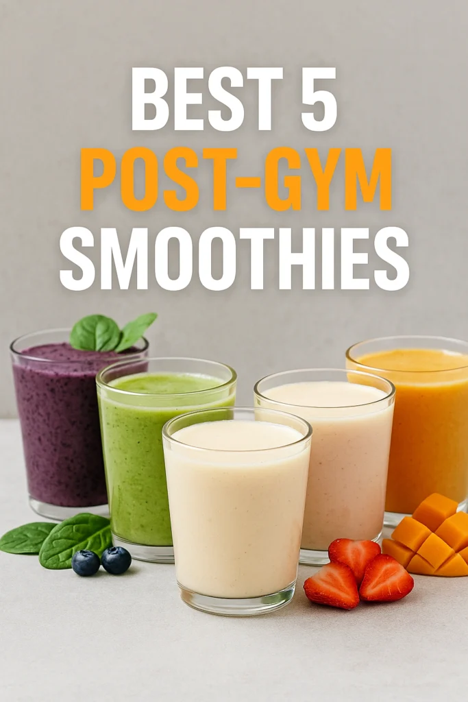 Best 5 Post Gym Smoothies