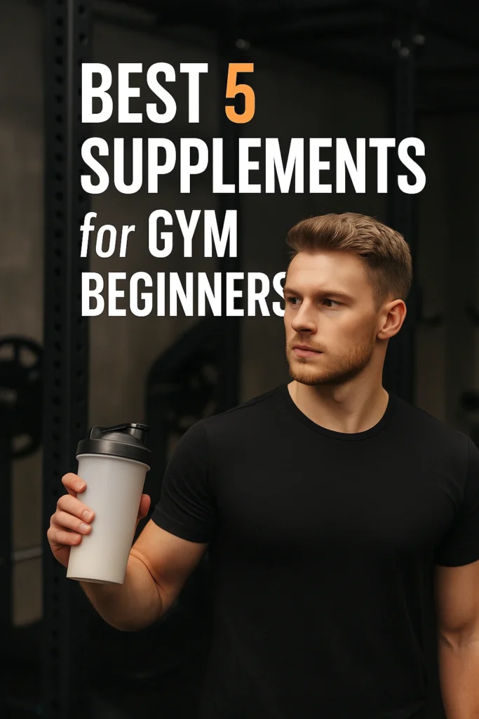 Best 5 Supplements for Gym Beginners
