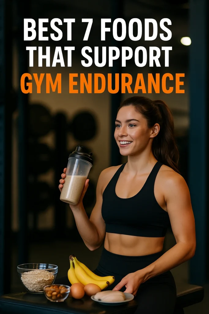 Best 7 Foods That Support Gym Endurance