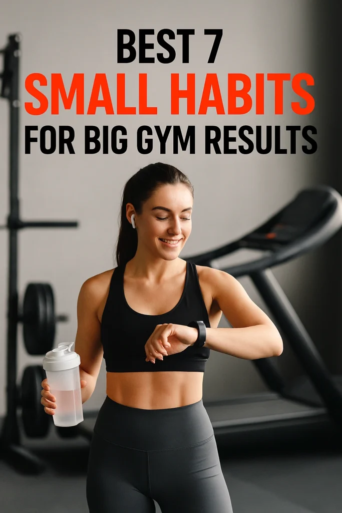 Best 7 Small Habits for Big Gym Results