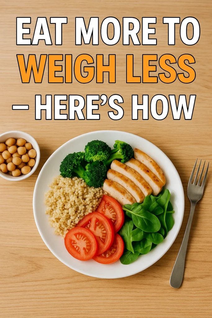 Eat More to Weigh Less — Here's How