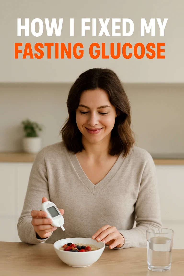 How I Fixed My Fasting Glucose