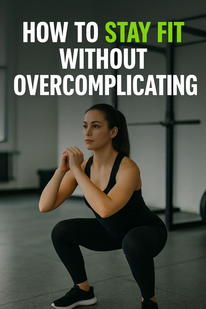 How to Stay Fit Without Overcomplicating