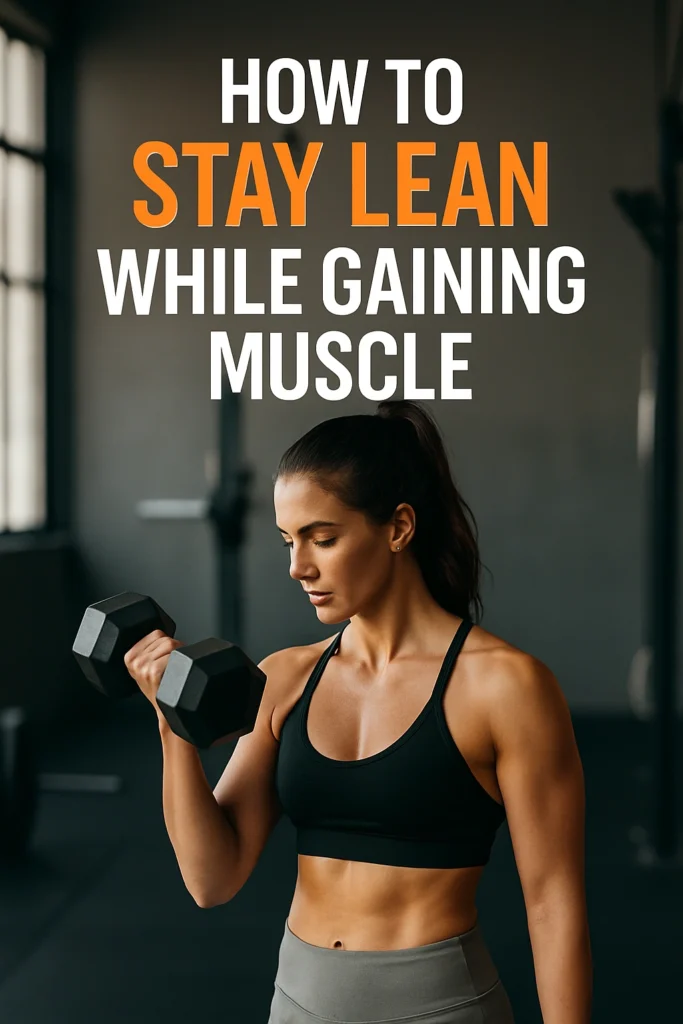 How to Stay Lean While Gaining Muscle