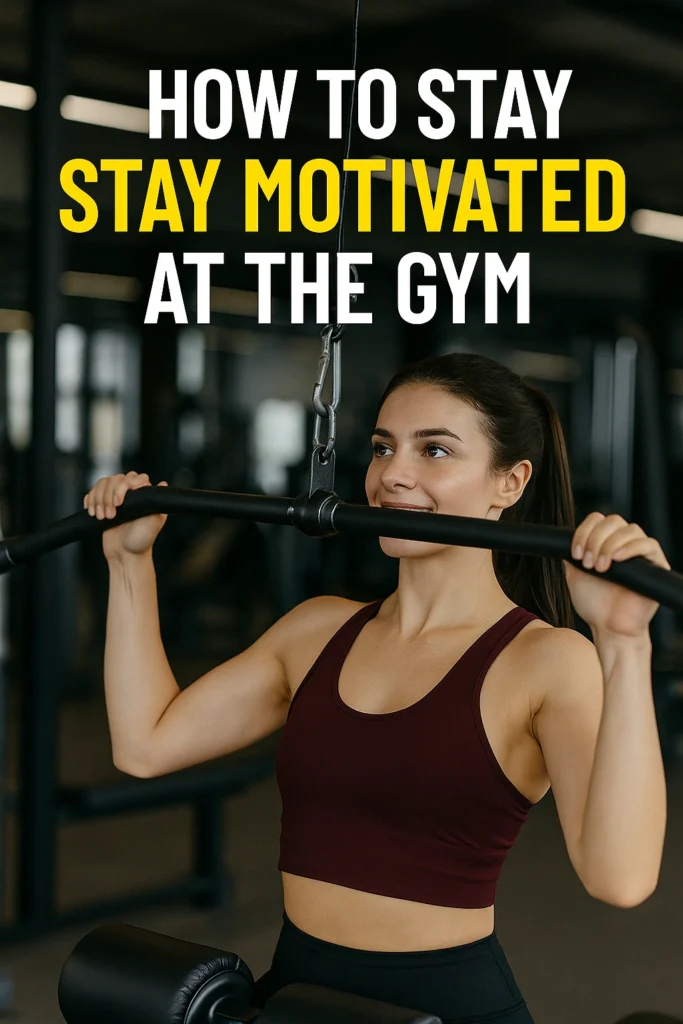How to Stay Motivated at the Gym