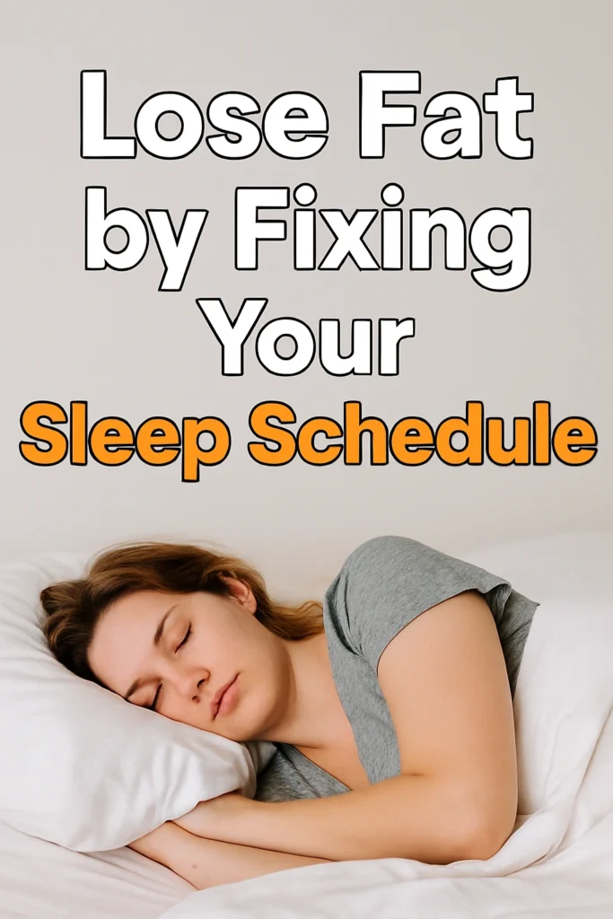 Lose Fat by Fixing Your Sleep Schedule