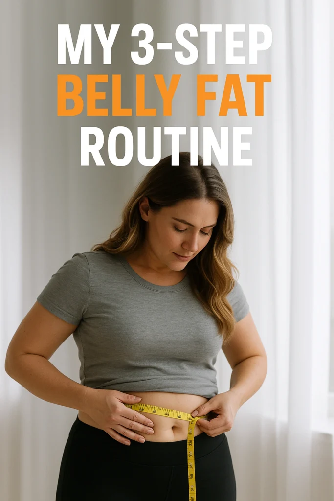 My 3-Step Belly Fat Routine