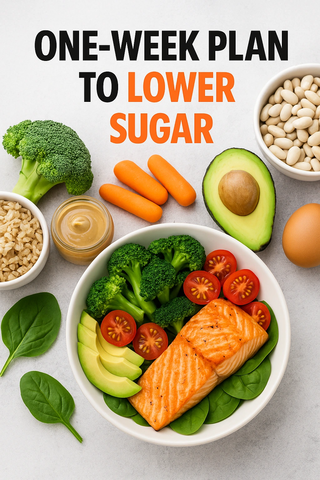 One-Week Plan to Lower Sugar - Dietary Craft