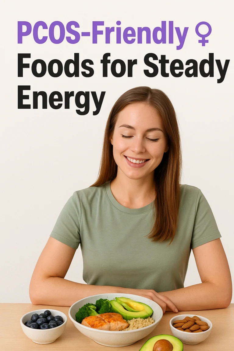 PCOS-Friendly Foods for Steady Energy