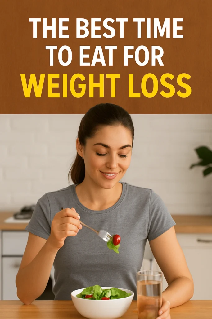 The Best Time to Eat for Weight Loss