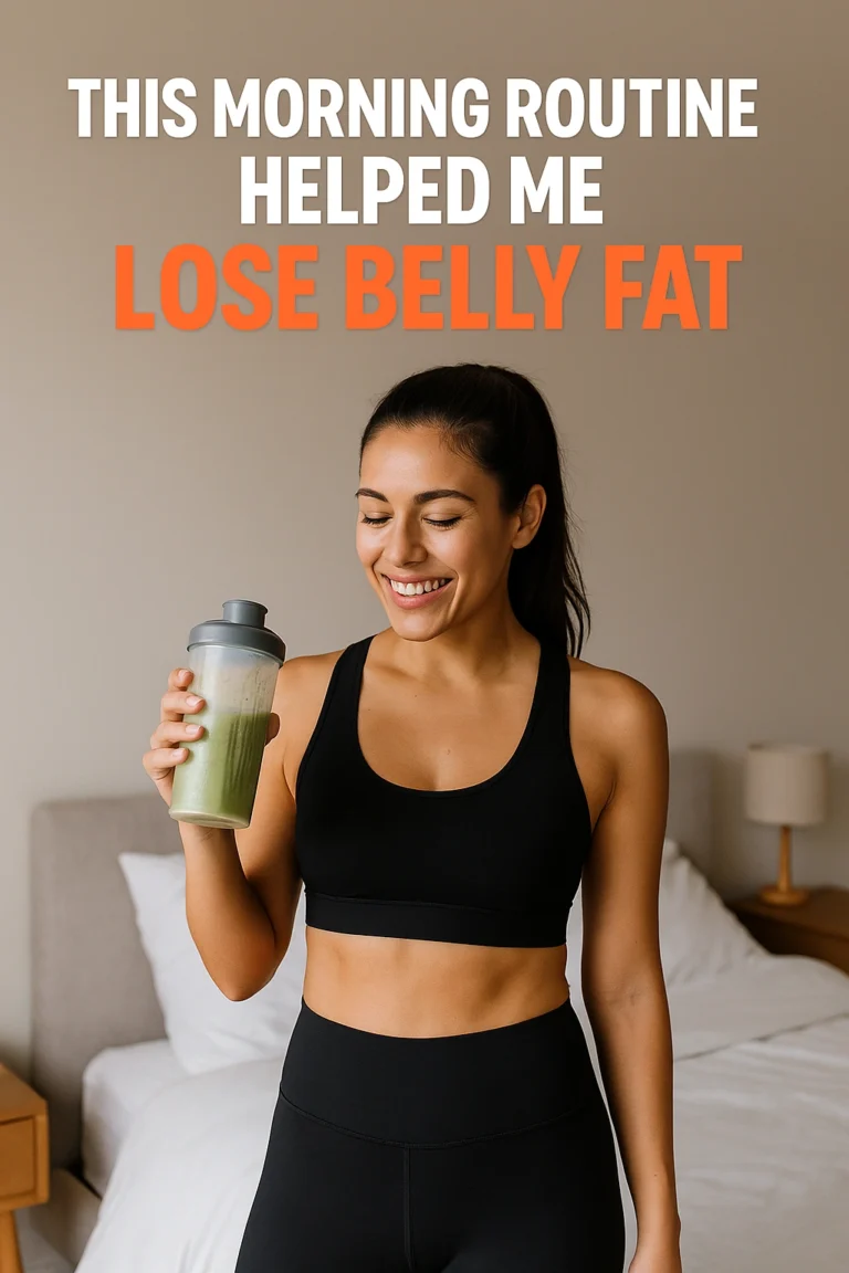This Morning Routine Helped Me Lose Belly Fat