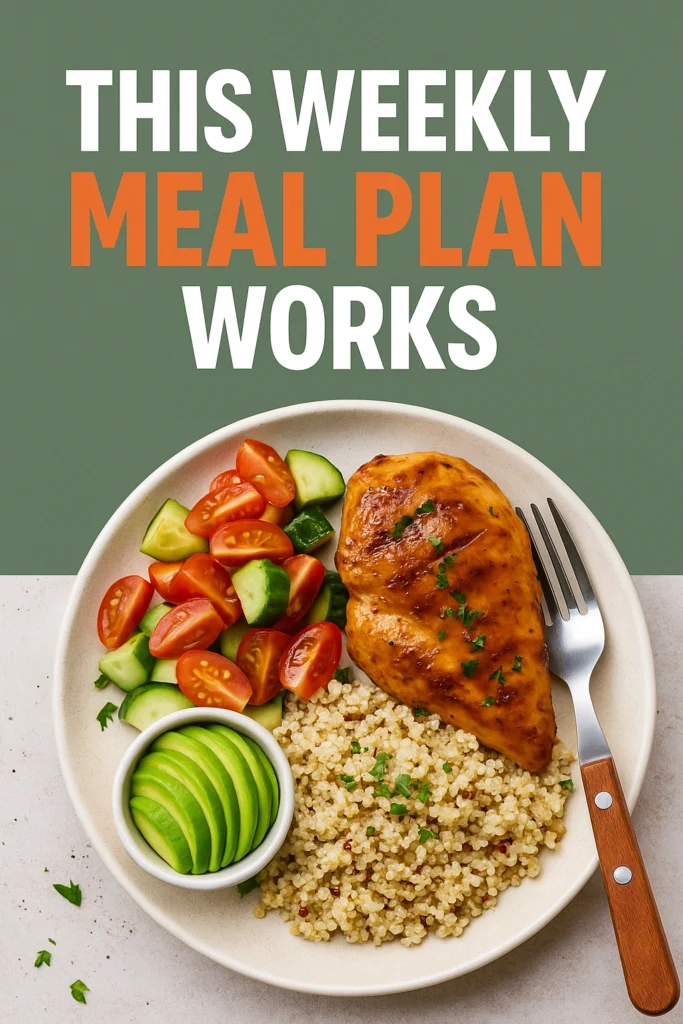 This Weekly Meal Plan Works