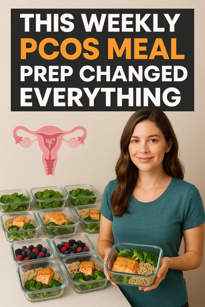 This Weekly PCOS Meal Prep Changed Everything