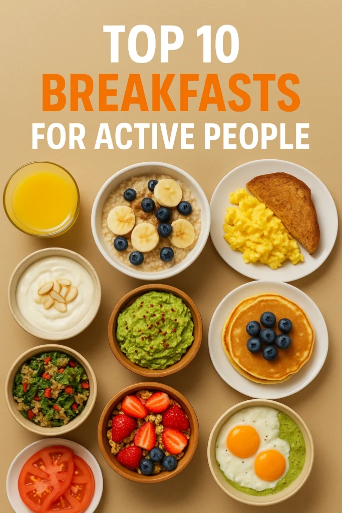 Top 10 Breakfasts for Active People