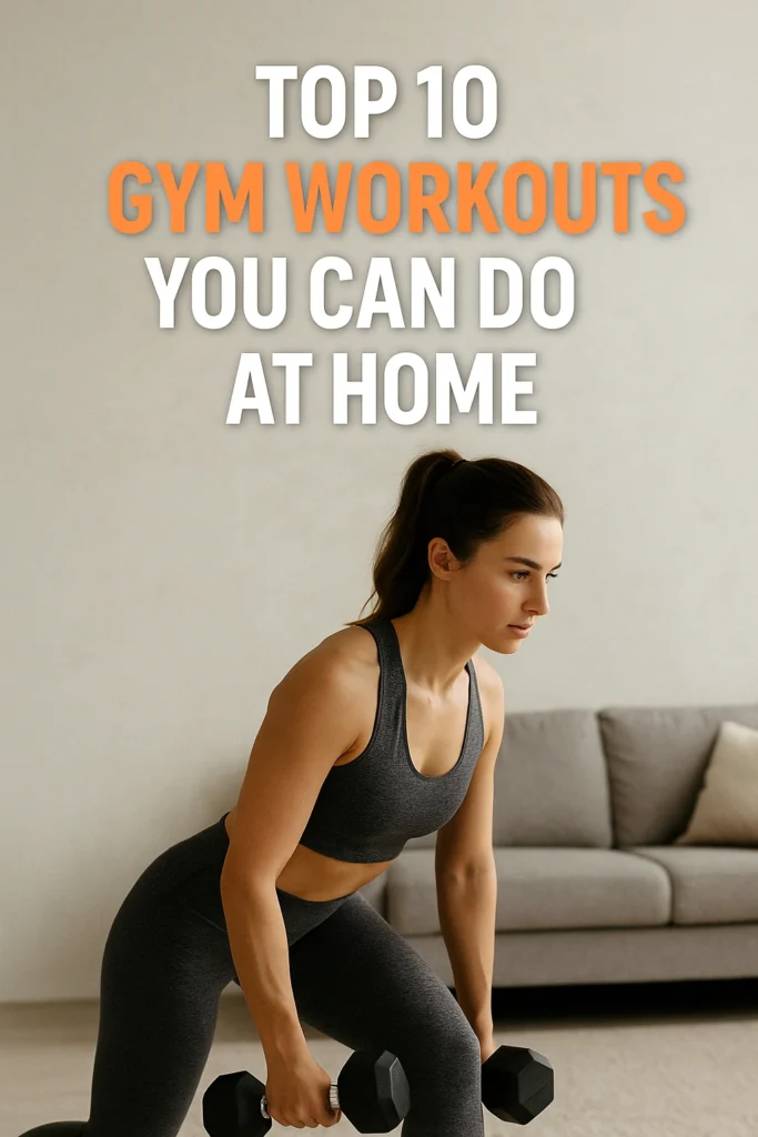 Top 10 Gym Workouts You Can Do at Home
