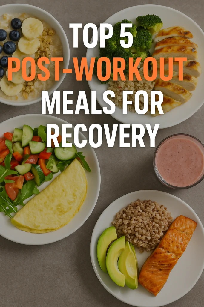 Top 5 Post Workout Meals for Recovery