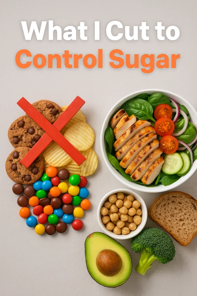 What I Cut to Control Sugar