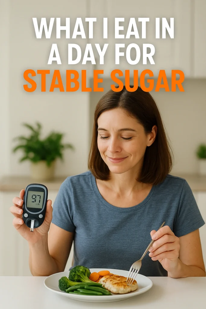 What I Eat in a Day for Stable Sugar