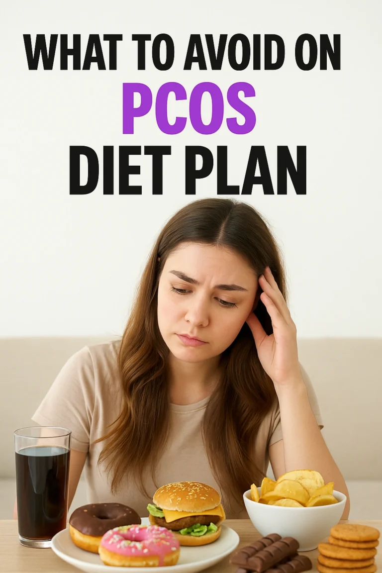 What to Avoid on a PCOS Diet Plan
