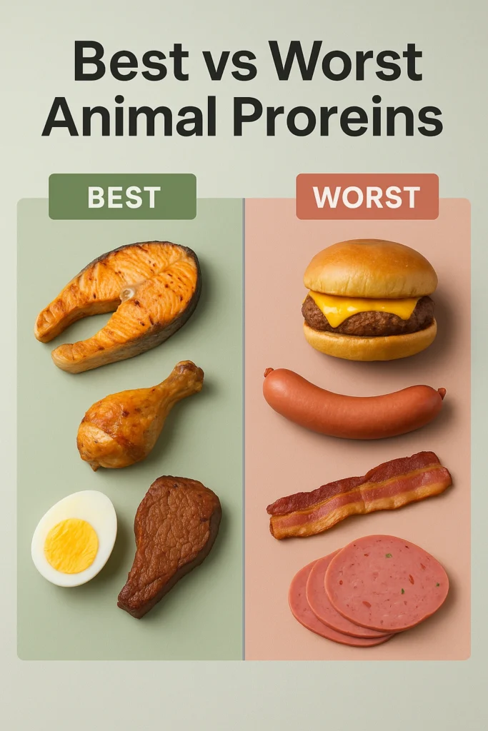 Best vs Worst Animal Proteins