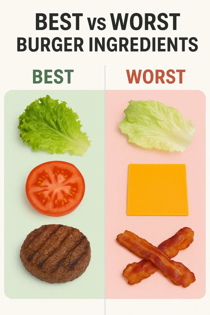 Best vs Worst Burger Ingredients
