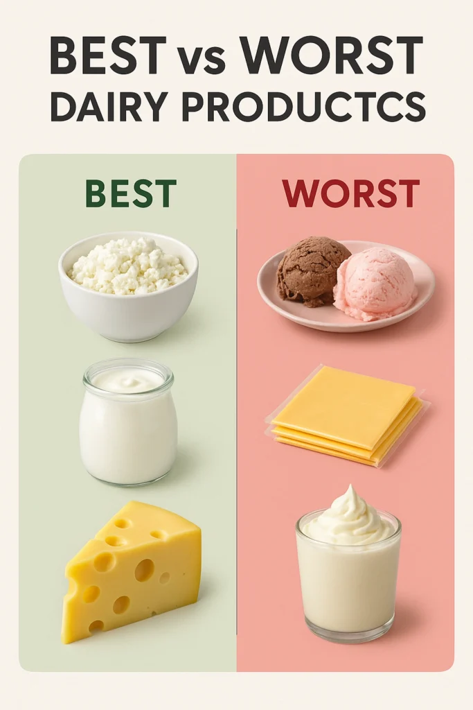 Best vs Worst Dairy Products
