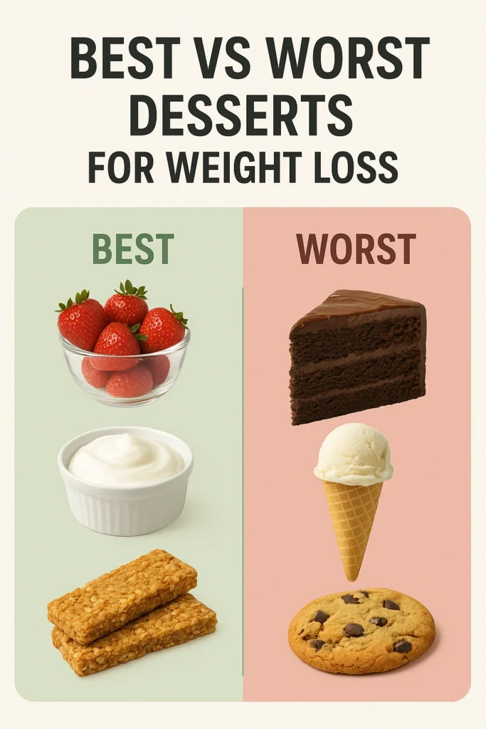 Best vs Worst Desserts for Weight Loss